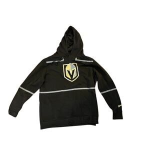 Las Vegas Golden Knights hockey black n gold pullover sweatshirt hoodie size XL